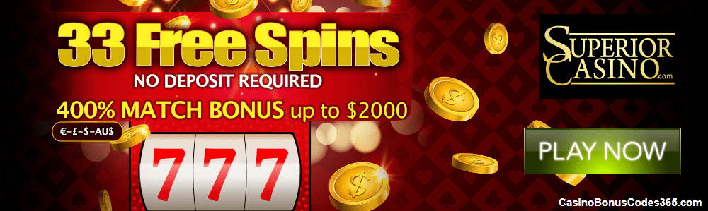 Superior casino no deposit bonus 2018