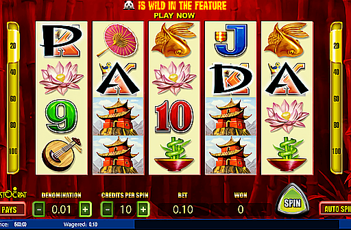 Wild Panda Slot Machine Software